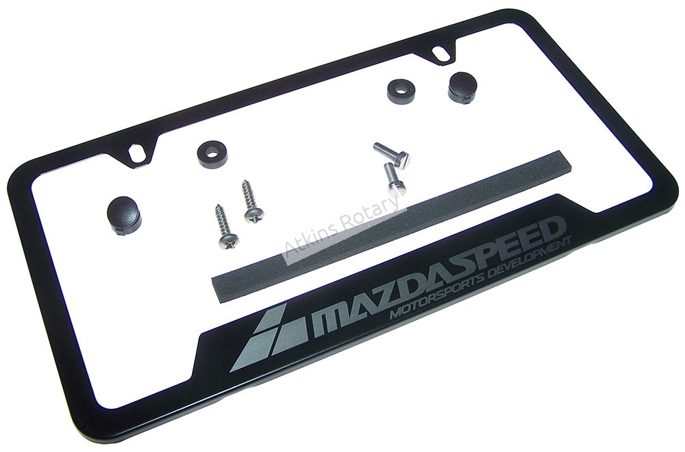Mazdaspeed Black Steel License Plate Frame (BLMS-83-C10)