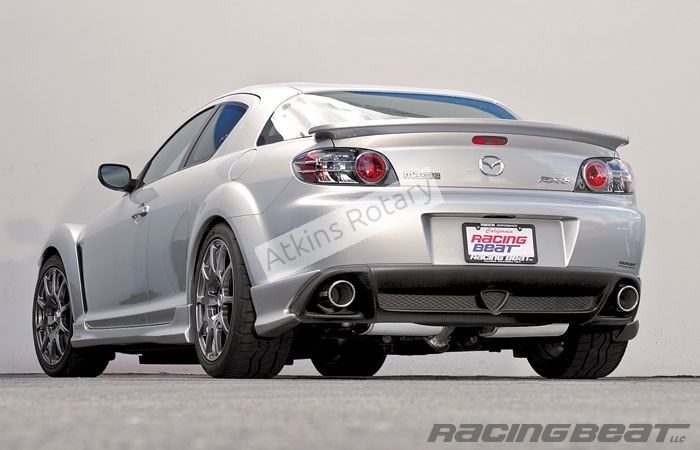 Rx8 Cat Back Exhaust System on Car