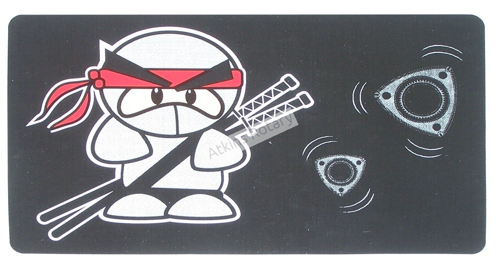 Rotary Ninja Sticker