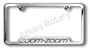 Zoom Zoom Mazda License Plate Frame (0000-83-Z03)