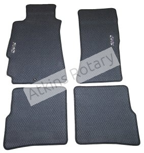 04-11 Rx8 Black Carpet Floor Mats (0000-8B-K01A) - NLA