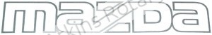 86-88 Rx7 Rear Mazda Logo Decal (FB01-51-712)