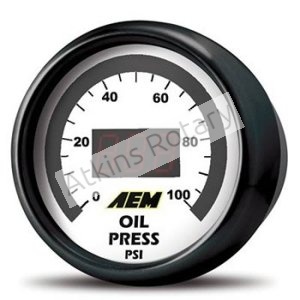 AEM 100psi Digital Oil Pressure Gauge (30-4401)