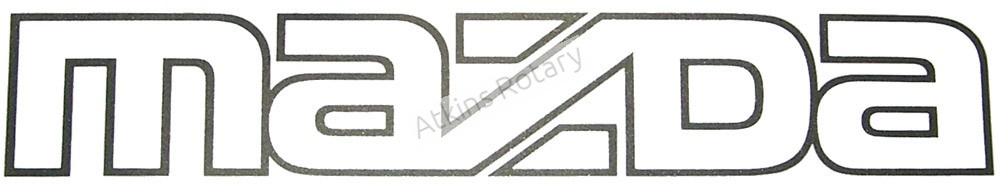 90-93 Miata Front Bumper Mazda Decal (NA04-51-711)