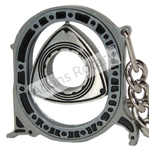 Spinning Satin Rotor & Housing Key Chain (ARE8205-S)