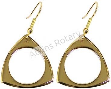 Gold Hoop Rotor Earrings (ARE8303-G)